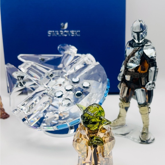 Swarovski Star Wars Crystal Figurines Set with box and certificate - Picture 4 of 7